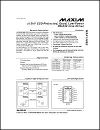 MAX152MJP datasheet: +3V, 8-bit ADC with 1 micro A power-down MAX152MJP