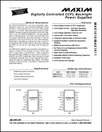 MAX1615EUK-T datasheet: High-voltage, low-power linear regulator for notebook computers MAX1615EUK-T