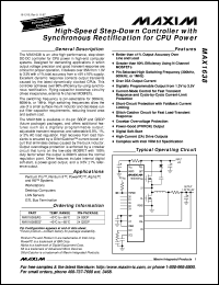 MAX1642EUA datasheet: High-efficiency, step-up DC-DC converter for 1V inputs MAX1642EUA