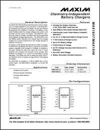 MAX1658ESA datasheet: 350mA, 16.5V input, low-dropout linear regulator MAX1658ESA