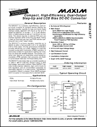MAX1682C/D datasheet: Switched-capacitor voltage doubler. MAX1682C/D