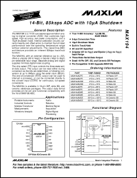MAX200CPP datasheet: +5V RS-232 transceiver with 0.1 microF external capacitors MAX200CPP