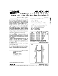 MAX2101CMQ datasheet: 6-bit quadrature digitizer. MAX2101CMQ