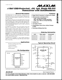 MAX2267E/D datasheet: 2.7V, single-supply, cellular-band linear power amplifier. Low average CDMA current consumption in typical urban scenario 55mA.  TSSOP-EP 5mm x 6.4mm. MAX2267E/D