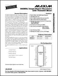 MAX2452ISE datasheet: 3V, ultra-low-power quadrature modulator. MAX2452ISE