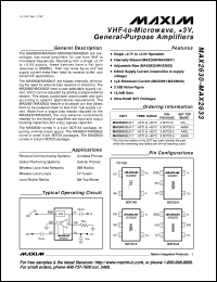 MAX2660EUT-T datasheet: 400MHz to 2.5GHz upconverter mixer. MAX2660EUT-T