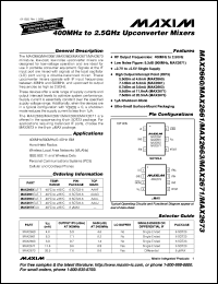 MAX270CPP datasheet: Digitally-programmed, dual 2nd-order continuous lowpass filter. MAX270CPP