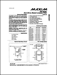 MAX308ESE datasheet: Precision, 8-channel, high-performance, CMOS analog multiplexer. MAX308ESE