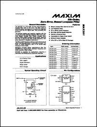 MAX309MJE datasheet: Precision, dual 4-channel, high-performance, CMOS analog multiplexer. MAX309MJE