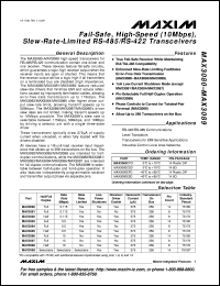 MAX3120EUA datasheet: Low-profile, 3V, 120microA, IrDA infrared transceiver. MAX3120EUA