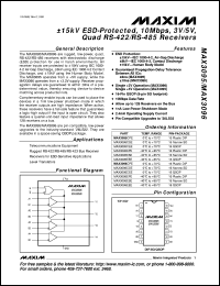MAX3131CAI datasheet: 3V to 5.5V, IrDA infrared transceiver with integrated RS-232 interface. MAX3131CAI