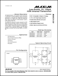 MAX3181EEUK-T datasheet: +-15kV ESD-protected, 0.5microA,+3V to +5.5V, 1.5Mbps RS-232 receiver. MAX3181EEUK-T