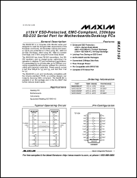 MAX320C/D datasheet: Precision, dual-supply, SPTS analog switch. MAX320C/D