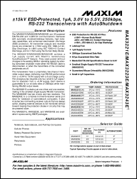 MAX323EPA datasheet: Precision, single-supply, SPST analog switch. MAX323EPA