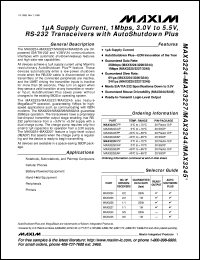 MAX327EJE datasheet: Quad, SPTS, ultra-low leakage, CMOS analog switch. MAX327EJE