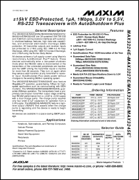 MAX3260C/D datasheet: 1GHz transimpedance preamplifier with 25dB dynamic range. MAX3260C/D