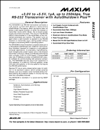 MAX3263CAG datasheet: Single +5V, fully integrated, 155Mbps laser diode driver. MAX3263CAG