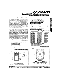 MAX3265EUE datasheet: 3.0V to 5.5V, 2.5Gbps limiting amplifier. MAX3265EUE