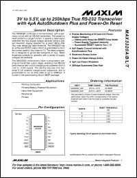 MAX338MJE datasheet: 8-channel, low-leakage, CMOS analog multiplexer. MAX338MJE