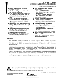 TL16C550BIFN datasheet:  SINGLE UART WITH 16-BYTE FIFOS TL16C550BIFN