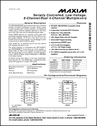 MAX362CPE datasheet: Precision, quad, SPST analog switch. MAX362CPE