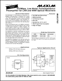 MAX381EJE datasheet: Precision, low-voltage analog switch. MAX381EJE