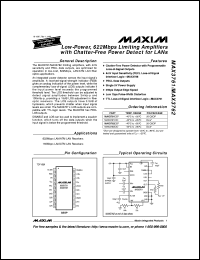 MAX382EPN datasheet: Low-voltage, 8-channel multiplexer with latchable inputs. MAX382EPN