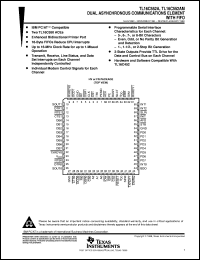 TL16C552AFN datasheet:  DUAL UART WITH 16-BYTE FIFOS & PARALLEL PORT TL16C552AFN