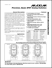 MAX4017EUA datasheet: Low-cost, high-speed, single-supply, gain of +2 buffer. MAX4017EUA