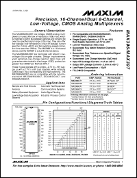 MAX4051ACPE datasheet: Low-voltage, CMOS analog multiplexer MAX4051ACPE