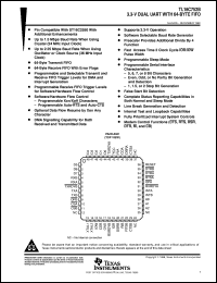 TL16C752BPT datasheet:  DUAL UART WITH 64-BYTE FIFO TL16C752BPT