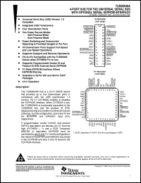 TUSB2040APT datasheet:  4-PORT USB HUB TUSB2040APT