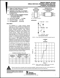 SN75240PW datasheet:  DUAL USB PORT TRANSIENT SUPPRESSOR SN75240PW