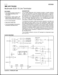 UCC5638FQP datasheet:  15-LINE 3-5V MULTIMODE TERMINATOR FOR SCSI THROUGH ULTRA3 SCSI UCC5638FQP