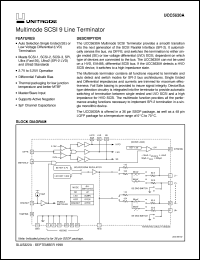 UCC5630AFQP datasheet:  9-LINE 3-5V MULTIMODE TERMINATOR FOR SCSI THROUGH ULTRA3 SCSI UCC5630AFQP