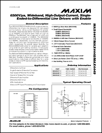 MAX4501CPA datasheet: Low-voltage, SPST, CMOS analog switch. MAX4501CPA