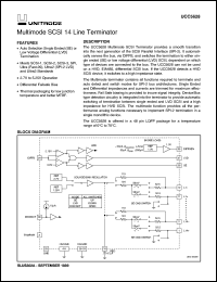 UCC5628FQPTR datasheet:  14-LINE 3-5V MULTIMODE TERMINATOR FOR SCSI THROUGH ULTRA3 SCSI UCC5628FQPTR