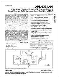 MAX4507C/D datasheet: Fault-protected, high-voltage, signal-line protector MAX4507C/D