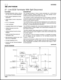 UCC5622MWP datasheet:  27-LINE 5V SE TERMINATOR FOR FAST AND ULTRA SCSI WITH DUAL DISCONNECT UCC5622MWP