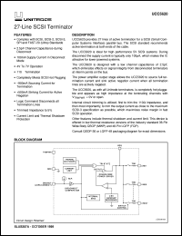 UCC5620MWPTR datasheet:  27-LINE 5V SE TERMINATOR FOR FAST AND ULTRA SCSI UCC5620MWPTR