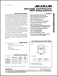 MAX455EJP datasheet: CMOS 50MHz video amplifier with an on-board multiplexer offering 8-channels MAX455EJP