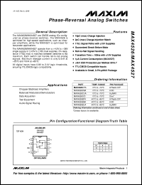 MAX4534CPD datasheet: Fault-protected, high-voltage, single 4-to-1 multiplexer operated with +-4.5V to +-20V dual supply or a +9V to +39V single supply. MAX4534CPD