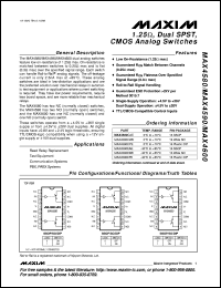 MAX4589CWP datasheet: Low-voltage, high-isolation, dual 2-channel RF and video multiplexer. MAX4589CWP