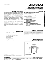 MAX4598CAP datasheet: Low-voltage, CMOS analog IC, combination single-ended 8-to-1/differential 4-to-1 multiplexer. MAX4598CAP