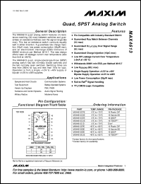MAX4627EUK-T datasheet: Low Ron: 0.5om max(+5V supply), 0.9om max(+3V supply), low-voltage, single-supply(+1.8V to +5.5V) operation, NC, SPST analog switch. MAX4627EUK-T