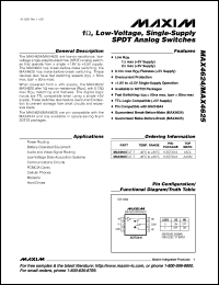 MAX4666CSE datasheet: 5om, quad, SPST, CMOS analog switch (two NC and two NO switches). MAX4666CSE