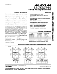 MAX475CSD datasheet: Quad, 10MHz single-supply op amp. MAX475CSD