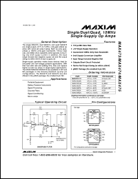 MAX481ECPA datasheet: +-15kV ESD-protected, low-power, RS-485/RS-422 transceiver. Half-duplex. Data rate 2.5Mbps. Slew-rate limited - no. Low-power shutdown - yes. Receiver/driver enable - yes. Quiescent current - 300 microA. Number of transmitter on bus - 32. MAX481ECPA