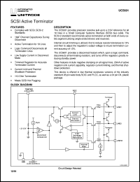 UC5601N datasheet:  18-LINE 5V SE TERMINATOR FOR SCSI AND FAST SCSI UC5601N