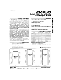 MAX532ACWE datasheet: Dual, serial-input, voltage-output, 12-bit MDAC. Error (LSB) +-1/2 MAX532ACWE